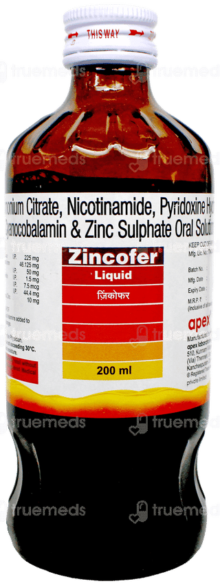 Zincofer Liquid 200Ml